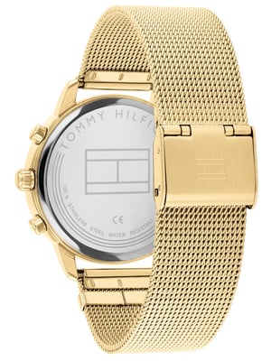 Tommy Hilfiger Blake Dames Gouden Horloge 1782302