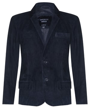 Blazer suède jas Zachte Italiaanse leren jas