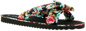 Wynsors Womens Flip Flops Kiley Slip On black floral