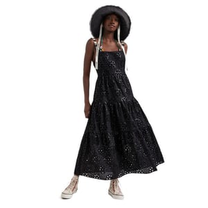 Desigual Kvinno Midi Klänning Svart 357732