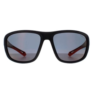 Polaroid Rechthoek Unisex Zwart Oranje Rood Spiegel Gepolariseerd Hoog Contrast PLD 7049/S