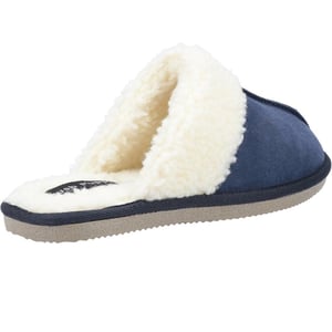Hush Puppies Womens/Ladies Arianna Suede Slippers (Navy)