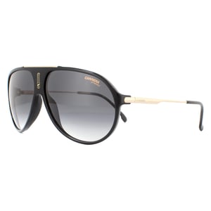 Carrera Aviator Mens Black Dark Gray Gracient zonnebril