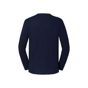 Fruit of the Loom Mens Iconic Premium Long-Sleeved T-Shirt (Deep Navy)