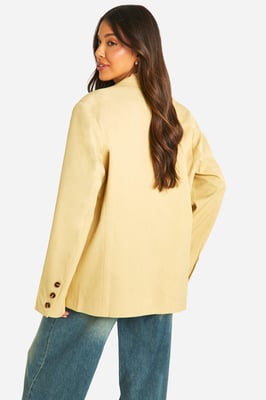 Single Breasted Relaxed Fit Tailored Blazer