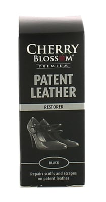 Cherry Blossom Patent Restorer Shoe Care black