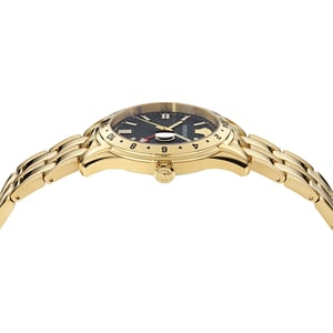 Versace Greca Tijd GMT Heren Gouden Horloge VE7C00723