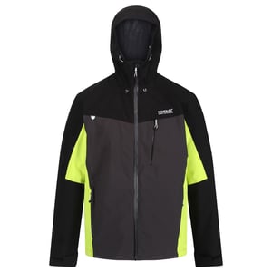 Regatta Heren Birchdale Waterdicht Hooded Jacket (As/Zwart)