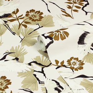 Demoiselle Botanical Printed Wallpaper