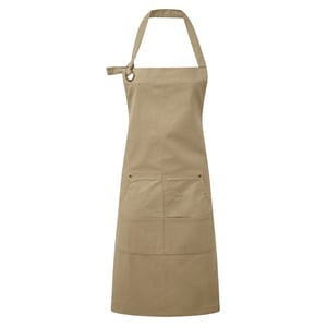 Premier Calibre Heavy Canvas Pocket Apron (Khaki)