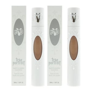 KVD Beauty True Portrait Liquid-To-Powder Foundation 30ml - Tan 074 x 2