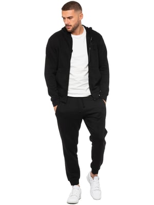 Enzo | Heren Zip Hoodie Trainingspak Set - Zwart