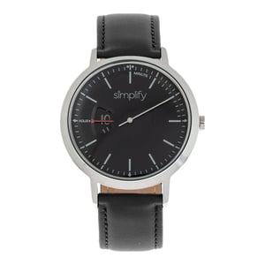 Vereenvoudig het 6500 horloge met leren band