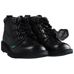 Kickers Mid Quilt Dam Svarta Kängor