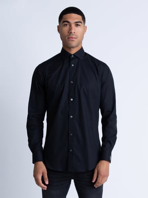 Luke 1977 Men's 40 Shots Regular Fit Shirt in Black