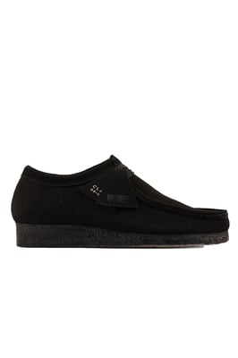 Clarks Originals Wallabee Shoe Black Suede