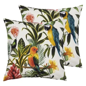 Parrots Outdoor Cushions (Twin Pack)