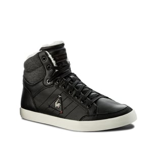 Le Coq Sportif Portalet Mid Craft Heren Zwarte Trainers