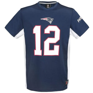 NFL Team Apparel New England Patriots Brady 12 Mens T-Shirt