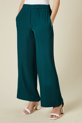 Elasticated Waist Straight Leg Trouser
