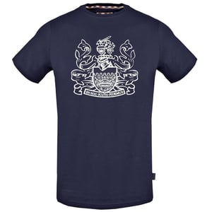 Aquascutum Aldis Crest Marinblå T-shirt