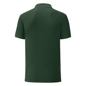 Fruit of the Loom Polo för män med skräddarsydd skjorta (Flaskegrön)