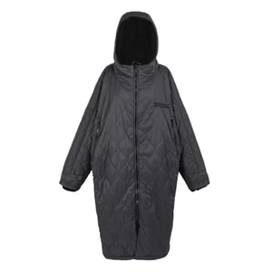 Regatta Quiltad morgonrock för vuxna, unisex (Mörkgrå)