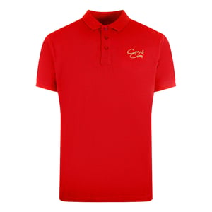 Rood poloshirt met Cavalli Class-logo