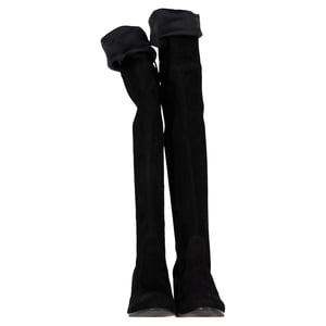 Stuart Weitzman Knee High Boots in Black Suede
