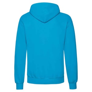 Fruit of the Loom Unisex Classic Hoodie för vuxna (Azurblått)