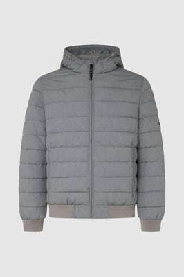 Pepe Jeans Tomek Padded Full Zip Hooded Jacket Grey