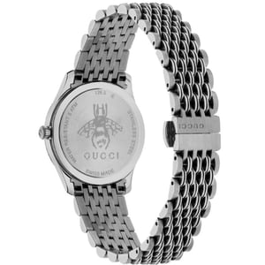 Gucci YA1265020 G-Timeless Zwarte Wijzerplaat met Bijen Dames Horloge