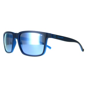 Arnette Rectangle Unisex Matte Top Navy On Ljusblå Mörkgrå Mirror Water Polarized Stripe AN4251