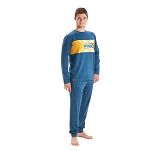 Winterpyjama lange mouw ronde hals MU1 heren