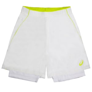 Asics Padel Player Mens White Tennis Shorts