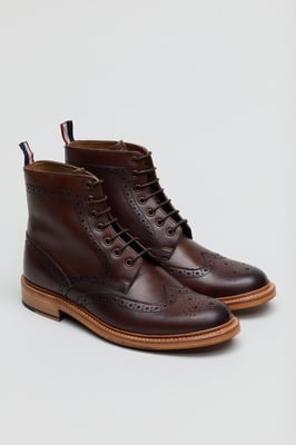Ben Sherman Arthur Leer Herenlaarzen Mokka