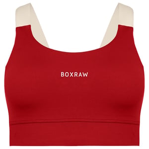 BoxRaw Alicia Womens Red Sports Bra