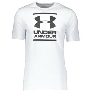 Under Armour Heren UA GL Foundation Korte Mouw T-shirt Wit