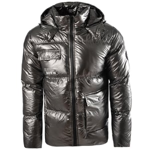 Soul Star Men's Puffer Hooded Jacket