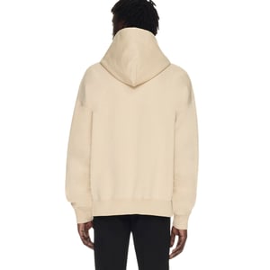 Off-White Script Logo Opposite Over Skate Fit Beige Hoodie