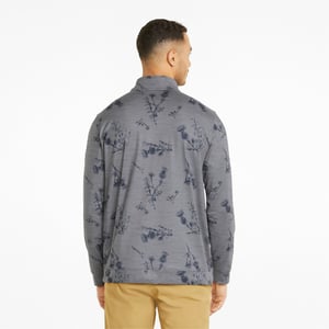 PUMA Mens CLOUDSPUN Lowlands Quarter-Zip Golf Sweatshirt