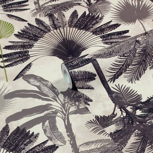 Malaysian Palm Printed Wallpaper
