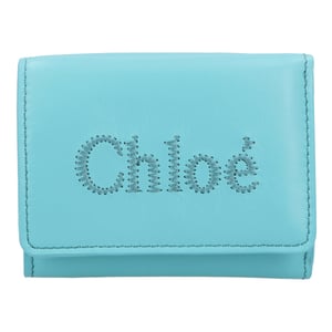 Chloé Sense Tri-Fold Plånbok Blå