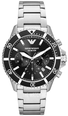 Emporio Armani Diver Men's Silver Watch AR11360