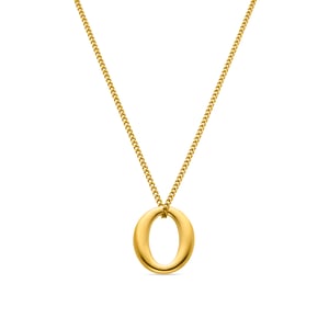 Luxenter Ausa collier in 18k geelgouden afwerking