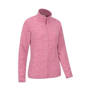 Mountain Warehouse Dames/Dames Snowdon II Melange Full Zip Fleecejack (Roze)