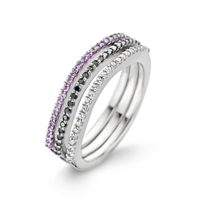 Orphelia Dames 925 Sterling Zilveren Ring - Zilver ZR-3763-1