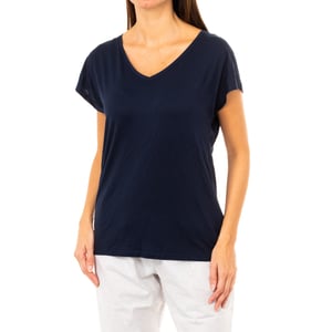 Dames-T-shirt met korte mouwen en V-hals 1487904682