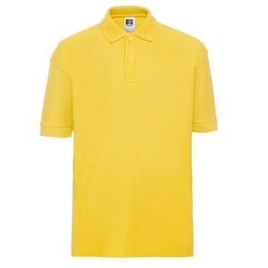 Russell Kinder/Kinder Piqué Poloshirt (Geel)