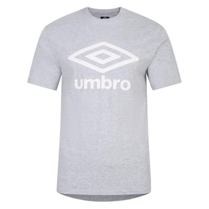 Umbro Heren Team T-shirt (Grijs gemêleerd/wit)